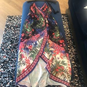 Tulip halter midi dress